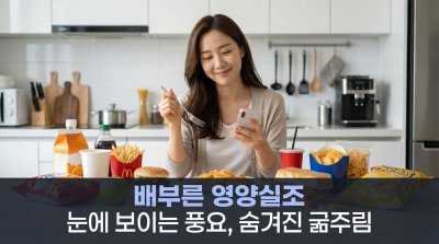 배부른 영양실조의 시대, 시금치 한 단에 담긴 불편한 진실